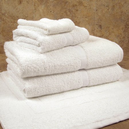 1888 MILLS Bath Mat Lotus 22X34, 12Pk M765-U-WHT-1-LT00